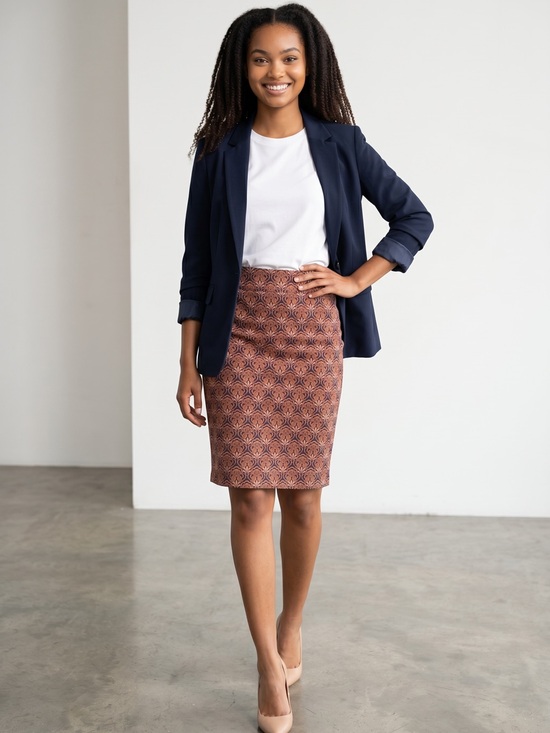 LOFT Dresses & Skirts - LOFT Print Pencil Skirt size 2